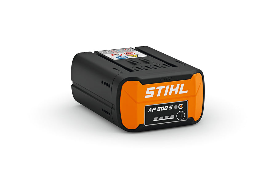 Batteria STIHL AP 500 S 36 V agli ioni di litio 337 Wh con Bluetooth e LED stato carica