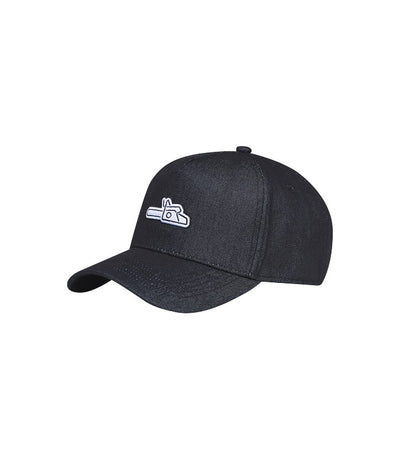 Berretto da baseball Stihl in denim nero con logo motosega ricamato