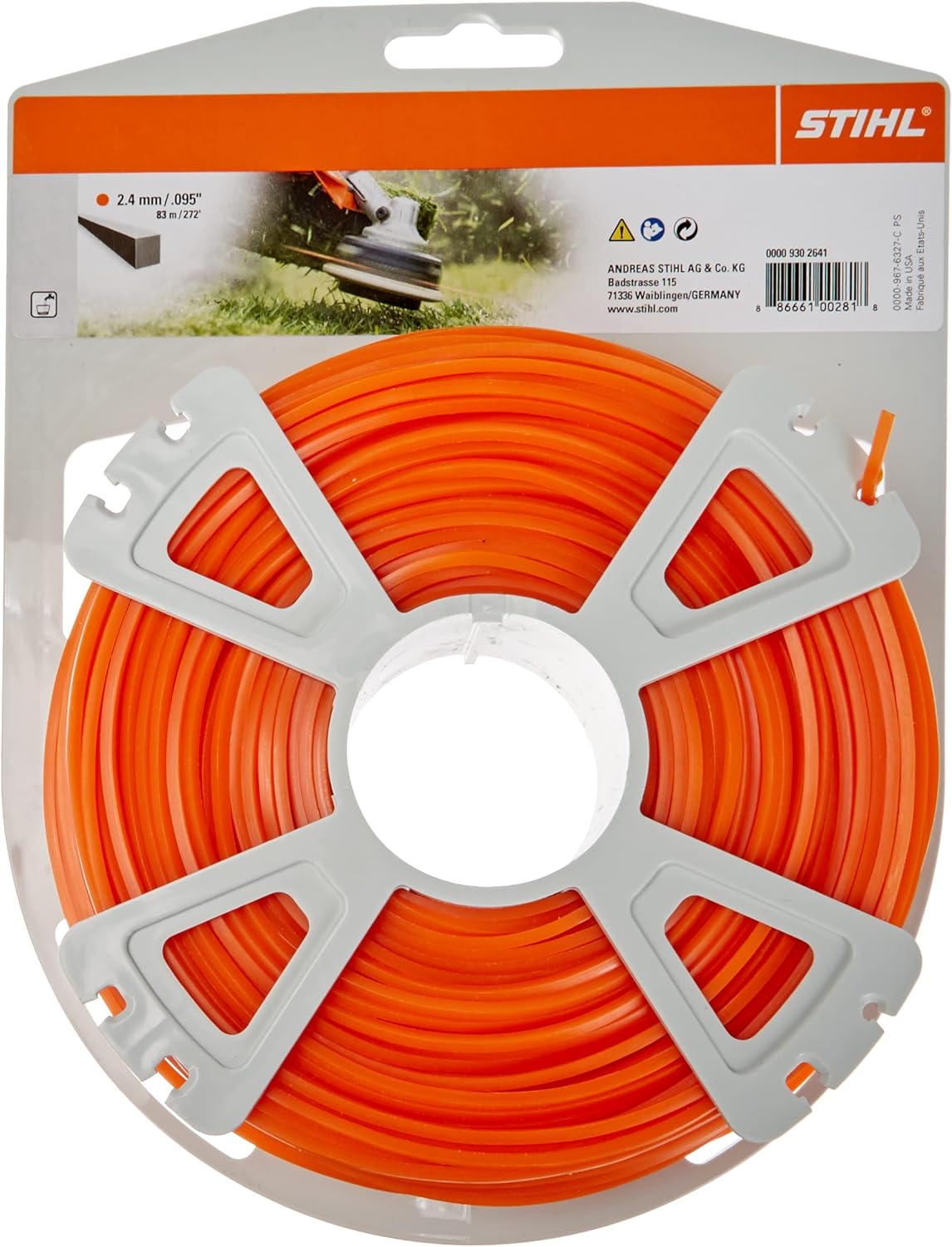 Bobina filo falciante STIHL per decespugliatore con filo giallo
