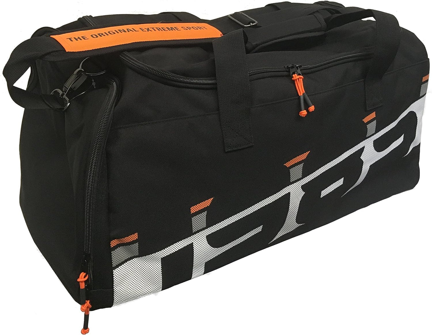 Borsa sportiva unisex Stihl nera 60x30x30 cm con maniglie e zip rinforzate