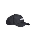 Cappellino Stihl denim nero cinque pannelli con visiera curva e logo motosega