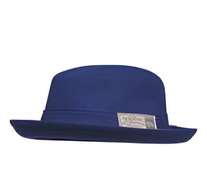 Cappello STIHL Heritage blu in cotone 100% taglia M/57 con etichetta retrò laterale
