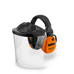 Casco STIHL DYNAMIC Sound PC con visiera in policarbonato e cuffie Bluetooth