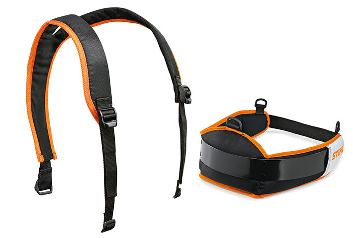 Cintura con tracolla Stihl ergonomica per alloggiare batterie agli ioni di litio