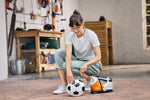 Compressore a batteria Stihl KOA 20 gonfiaggio pallone con adattatore