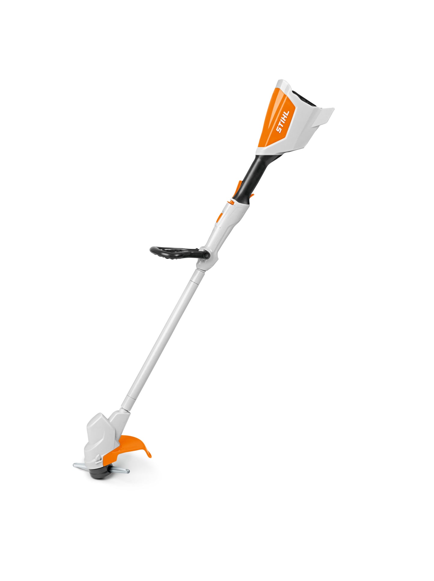 Decespugliatore giocattolo Stihl arancione e bianco con impugnatura regolabile
