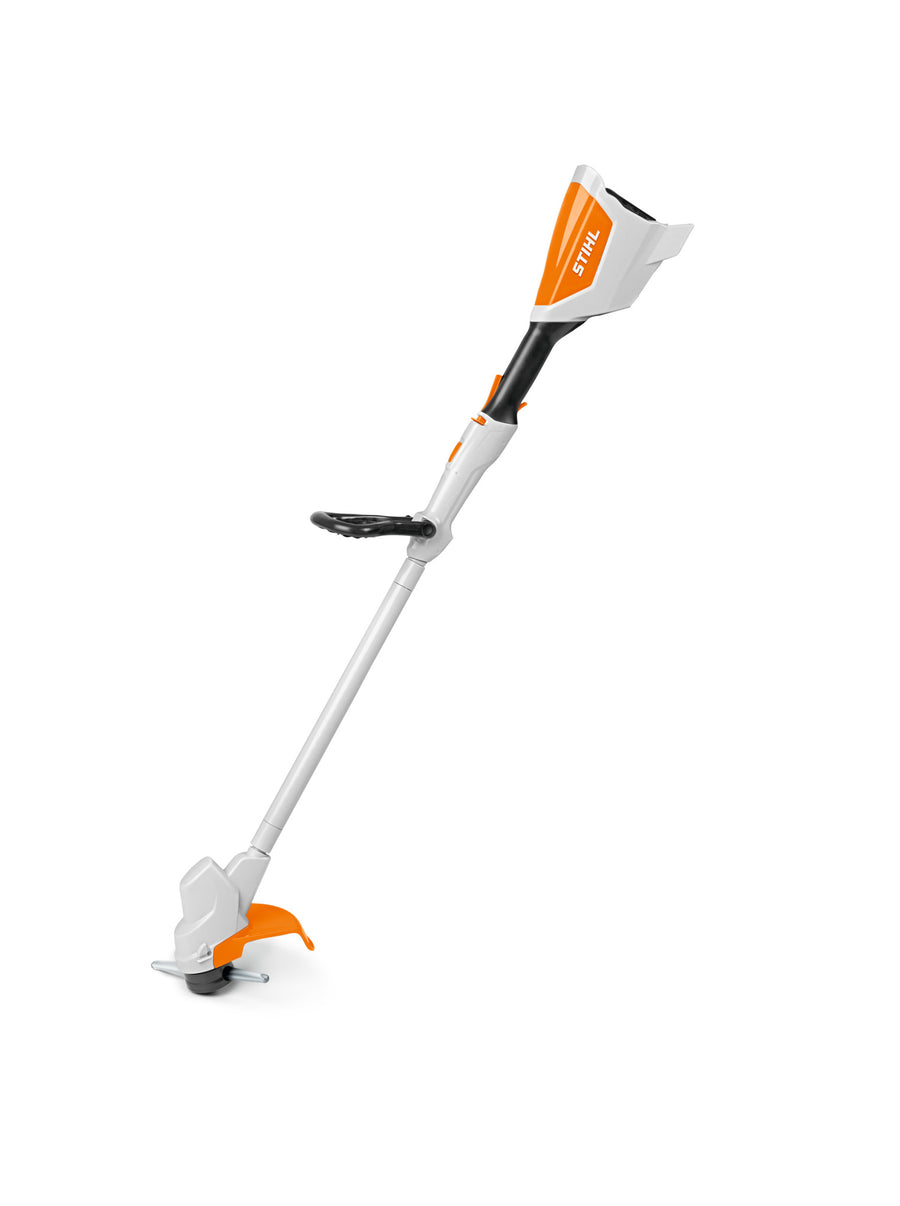 Decespugliatore giocattolo Stihl arancione e bianco con impugnatura regolabile