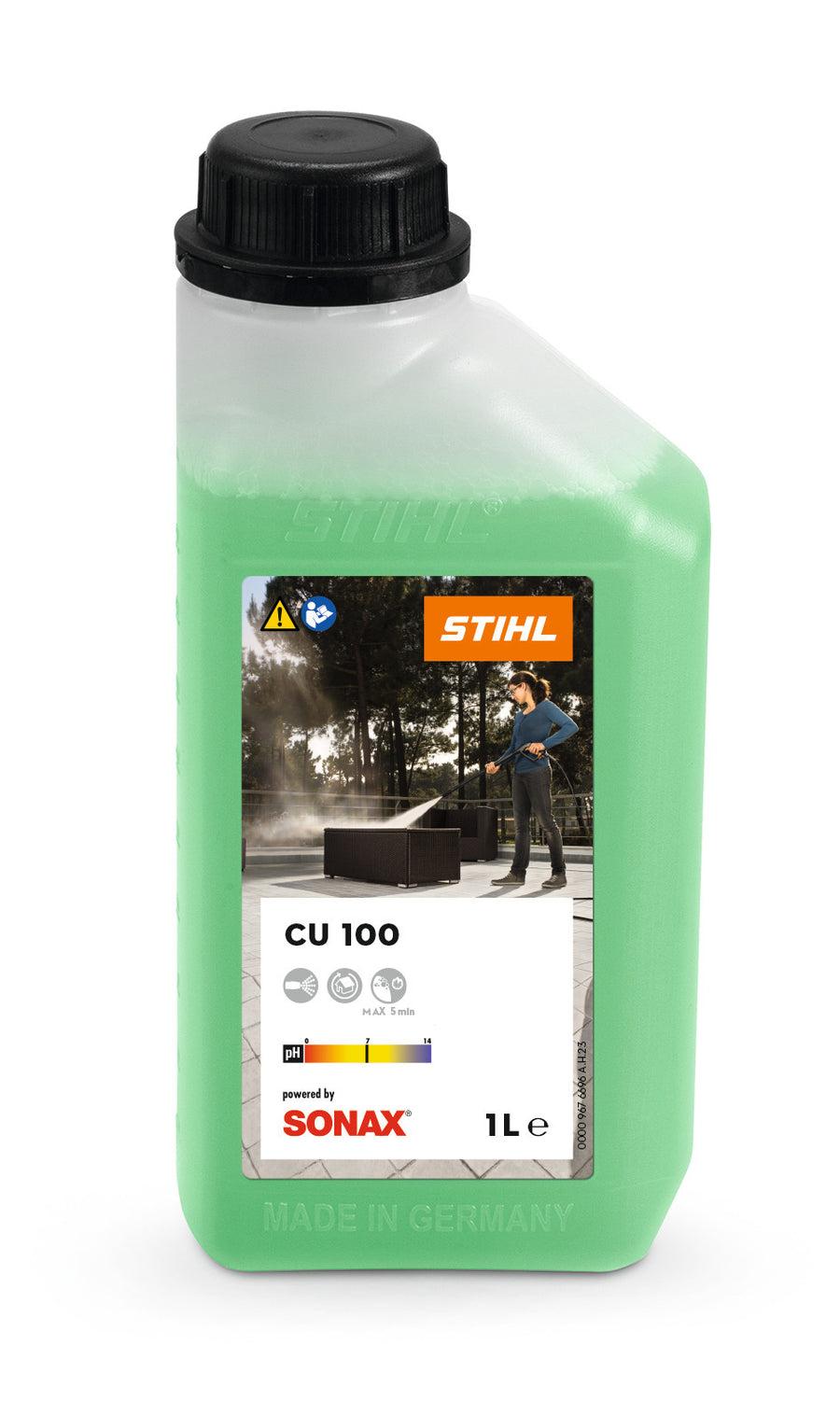 Detergente universale Stihl CU 100 per superfici dure - flacone 1 L