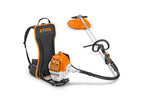 Stihl FR 235 decespugliatore spalleggiato con testina AutoCut 36-2 e protezione arancione