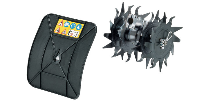 Fresa per terreno STIHL BF con protezione dagli schizzi e gruppo fresante