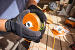 Dettaglio testina a filo per decespugliatore STIHL FSA 70 R
