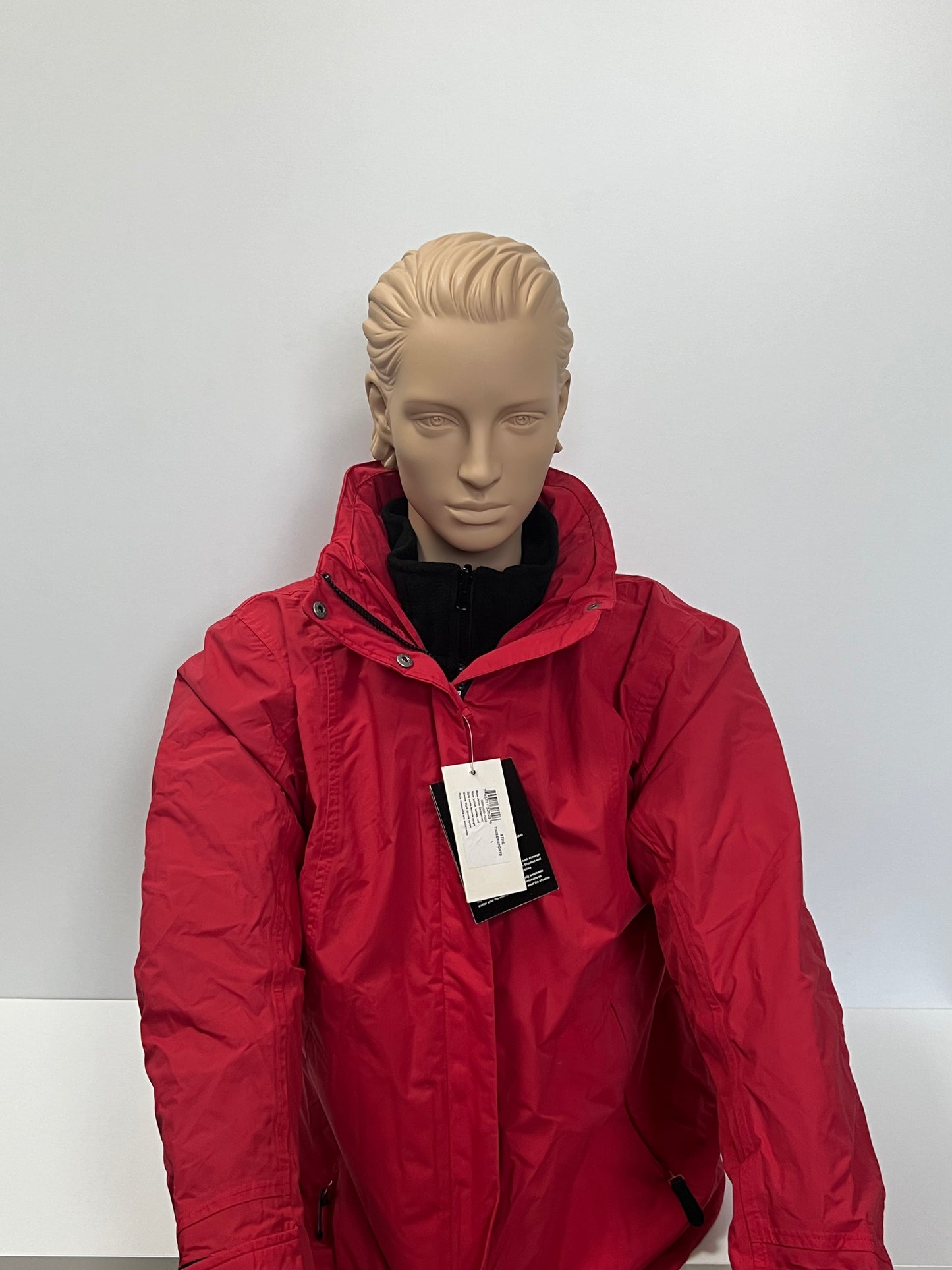Giacca a vento imbottita donna Stihl rossa taglia L vista frontale