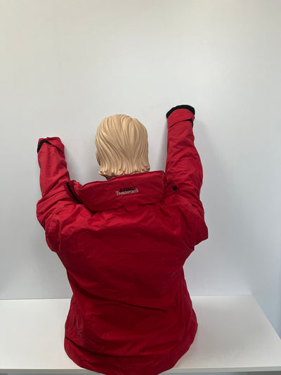 Giacca donna Stihl rossa taglia L vista posteriore con logo