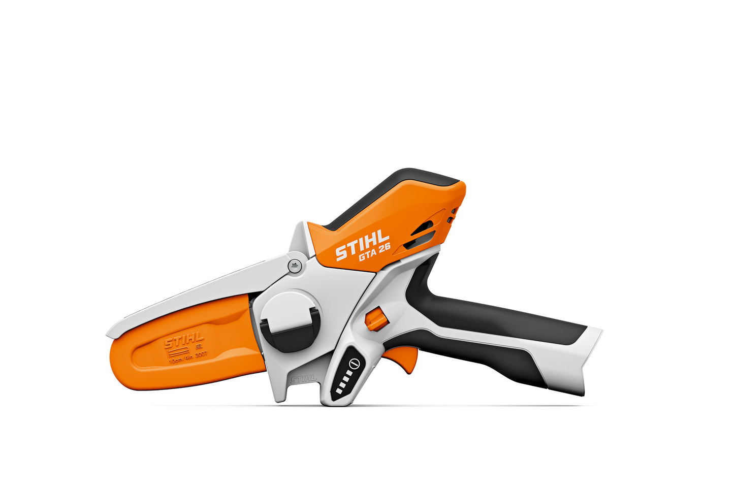 Potatore a batteria STIHL GTA 26 con copribarra arancione