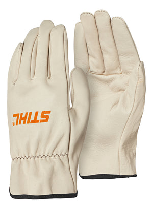 Guanti da lavoro Stihl Dynamic Duro in pelle di vacchetta colore naturale
