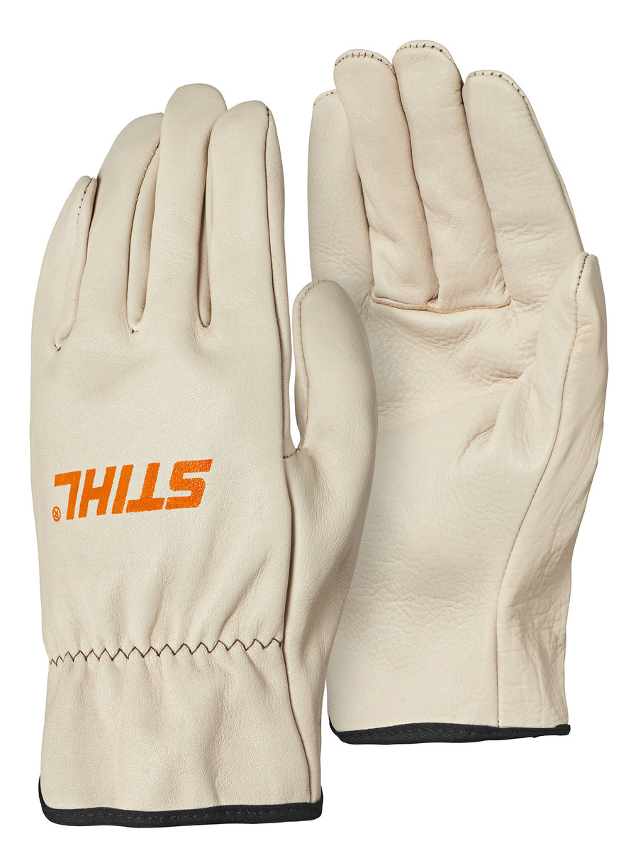 Guanti da lavoro Stihl Dynamic Duro in pelle di vacchetta colore naturale