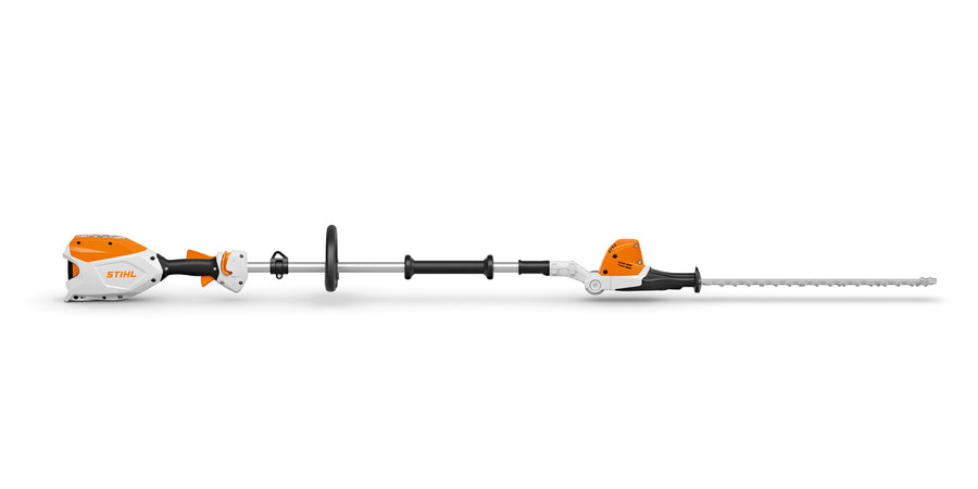 Tosasiepi a batteria allungato STIHL HLA 66 con asta lunga e barra regolabile