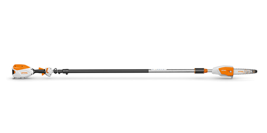 Sramatore potatore telescopico a batteria Stihl HTA 86 con asta estensibile e spranga 30 cm