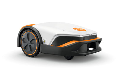 Robot tosaerba STIHL iMOW 5 vista frontale laterale