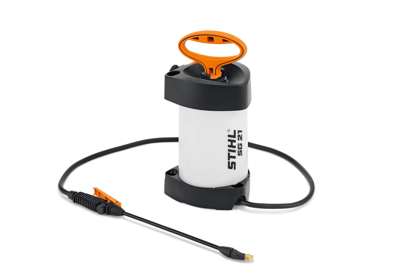Irroratore manuale Stihl SG 21 con serbatoio da 3 litri e tubo di spruzzo