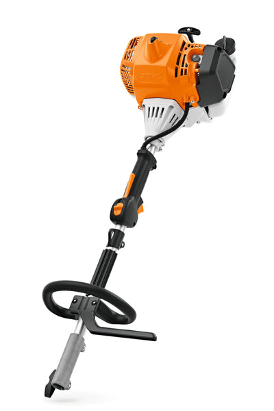 Motore combinato a scoppio STIHL KM 235 R con impugnatura circolare e comandi multifunzionali