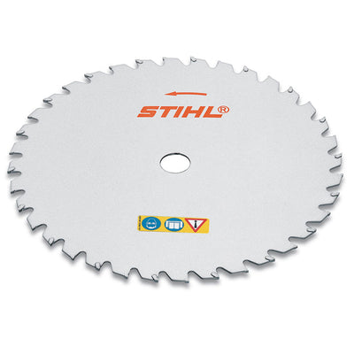 Lama per sega circolare STIHL in metallo duro in acciaio per decespugliatore, manicotto 20 mm
