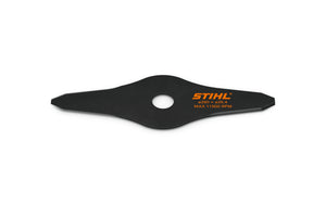 Lama tagliaerba Stihl a 2 denti invertibile con foro centrale, manicotto 20,0 / 25,4 mm