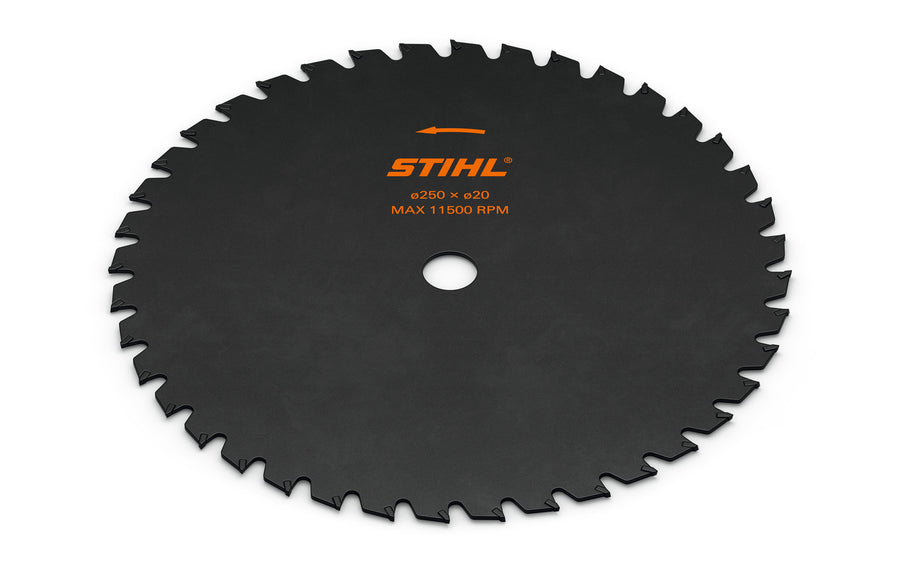 Lama tagliaerba STIHL in acciaio 40 punte diametro 250 mm