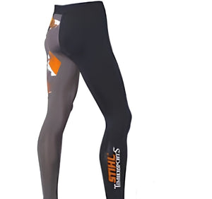 Leggings donna Stihl Timbersports Athletic grigio con stampa Stihl Timbersports e 1985 taglia XS