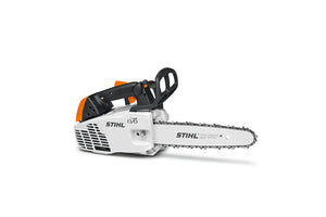 Motosega da potatura STIHL MS 194 TC-E con barra e catena, vista laterale