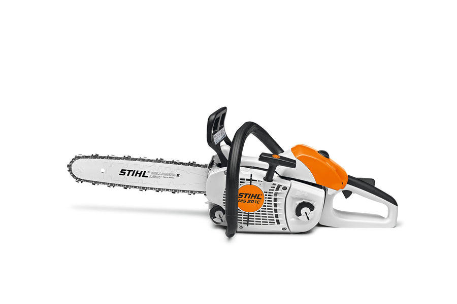 Motosega Stihl MS 201 C-M professionale leggera con spranga e catena 3/8" P