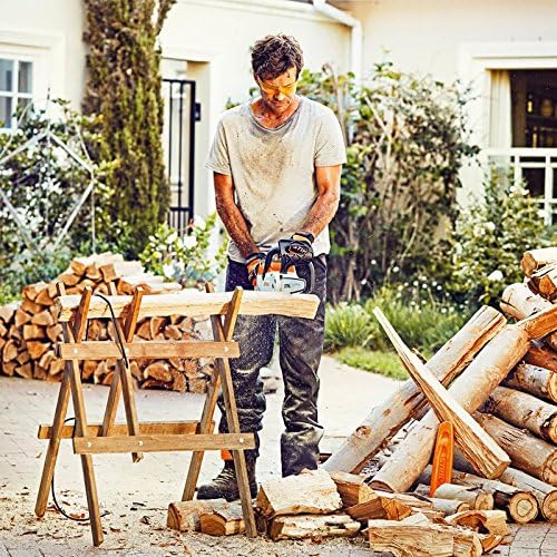 Motosega a batteria Stihl MSA 120 C-B in uso per taglio legna