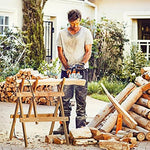 Motosega a batteria Stihl MSA 120 C-B in uso per taglio legna