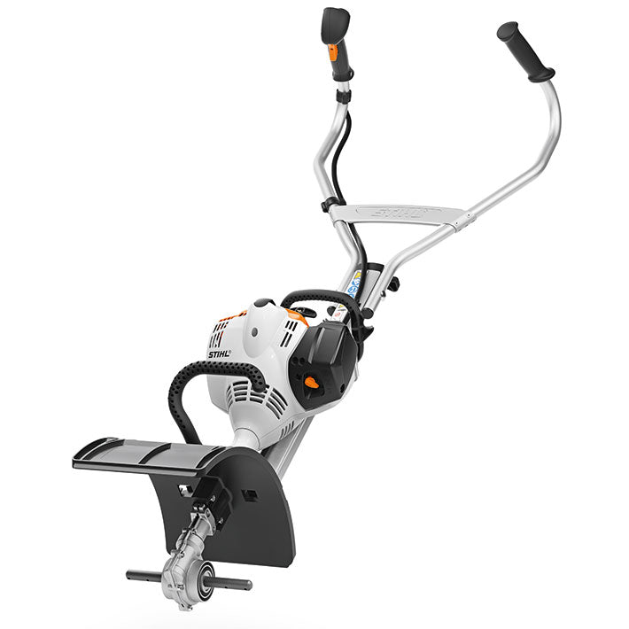 STIHL MultiMotor MM 56 motore multifunzionale MultiSystem con impugnatura multifunzione e protezione parasassi