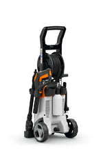 Idropulitrice Stihl RE 100 PLUS Control vista posteriore con serbatoio detergente