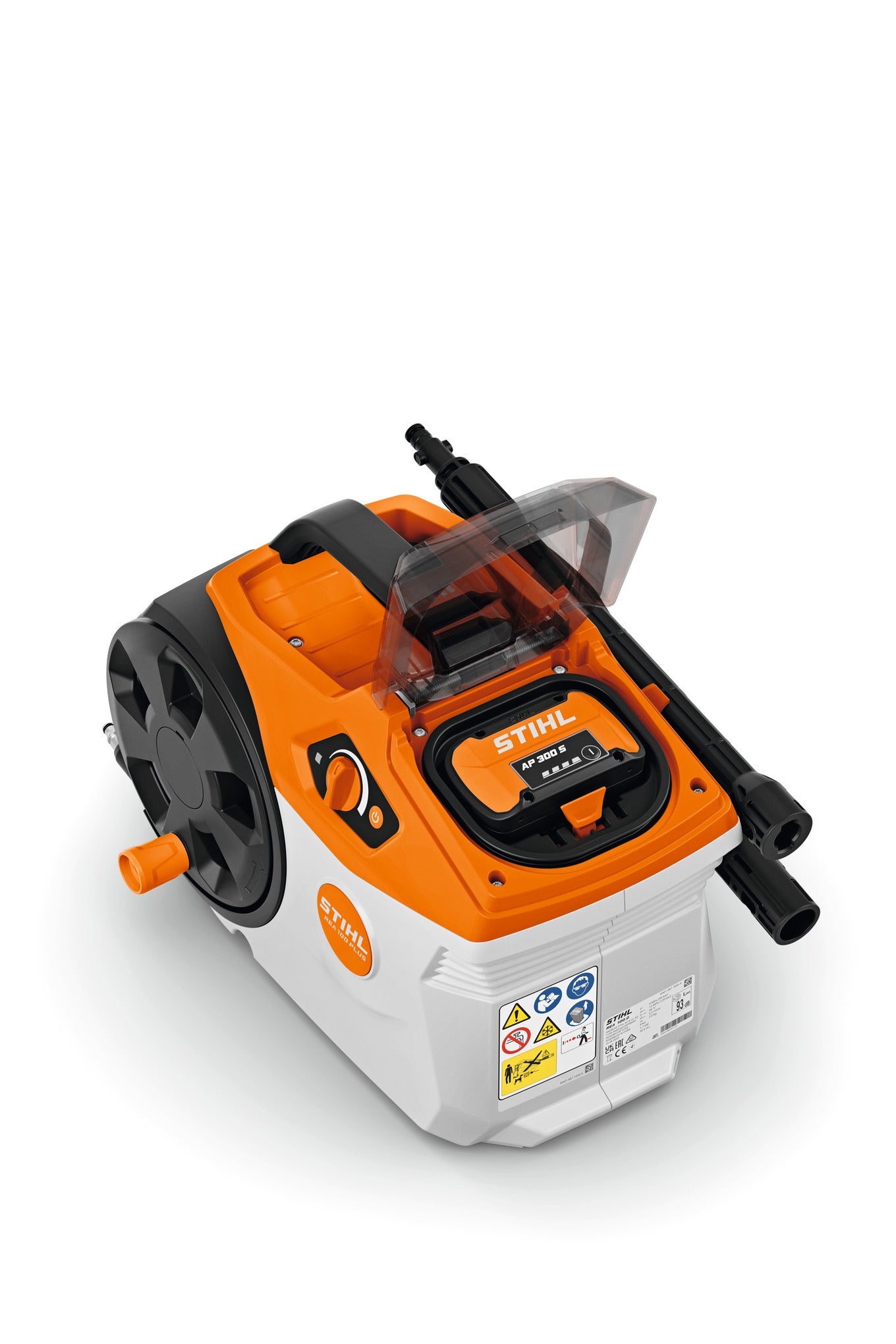 Idropulitrice a batteria STIHL REA 100 PLUS 36 V con avvolgitubo integrato