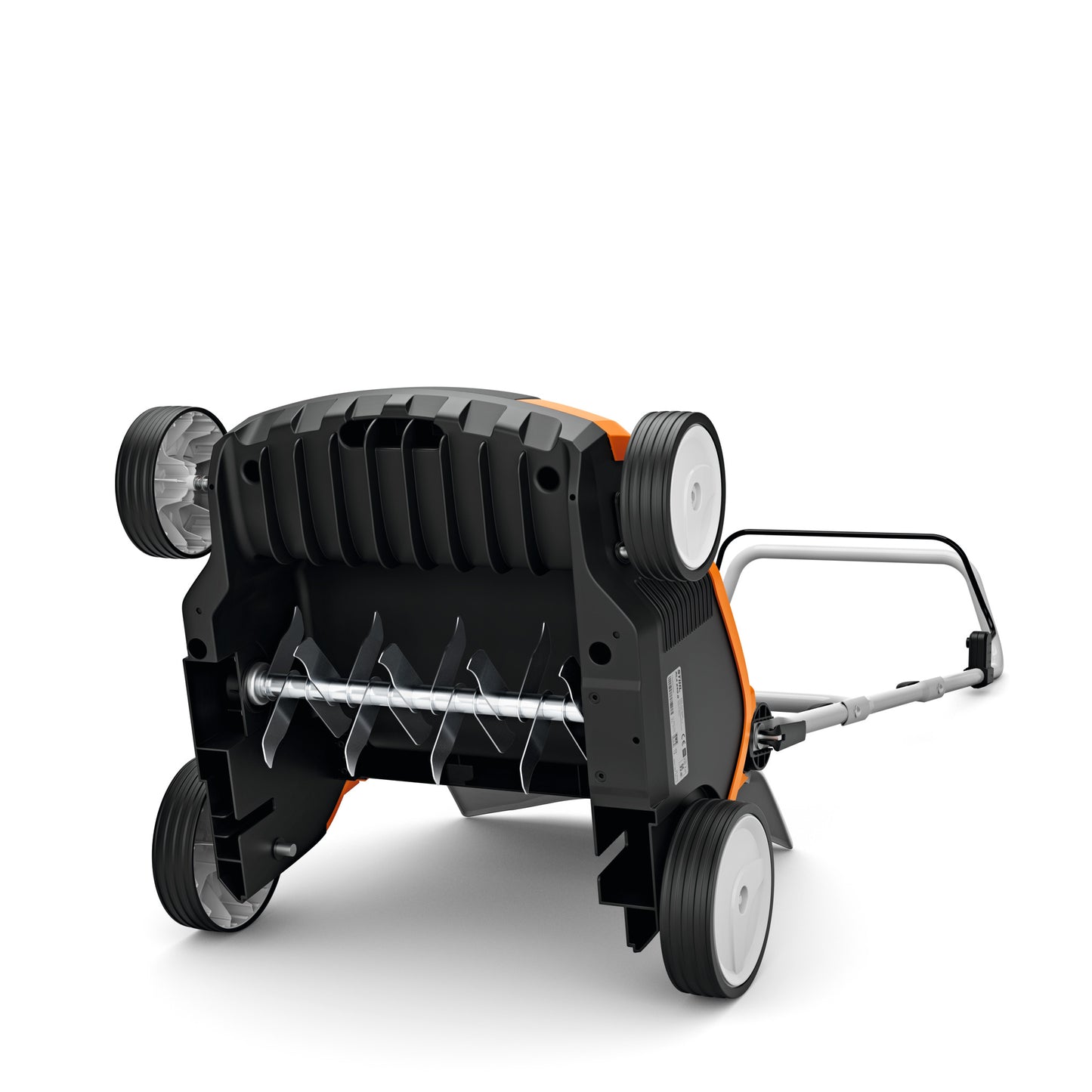 Vista inferiore STIHL RLA 240 con unità di arieggiamento a lame fisse