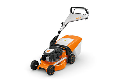 Tosaerba semovente Stihl RM 248 T con cesto raccoglierba da 52 litri
