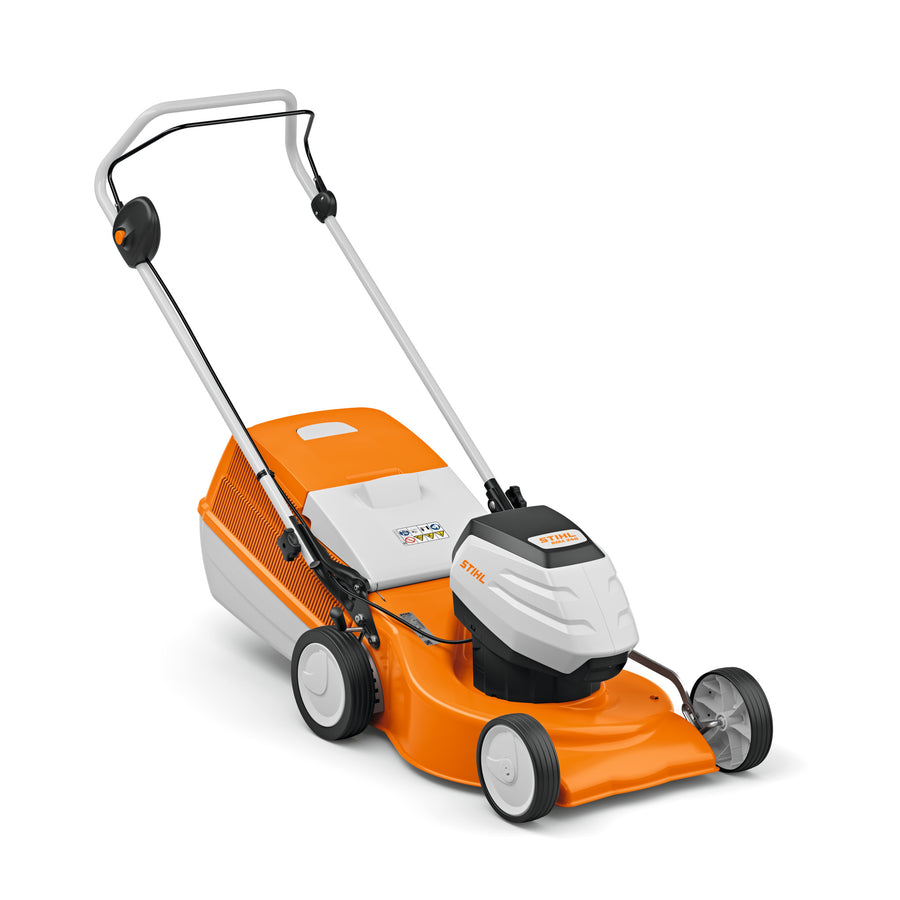 Tosaerba a batteria Stihl RMA 248 con cesto raccolta e ruote
