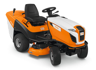 Trattorino tosaerba Stihl RT 5097 Z vista laterale con piatto di taglio