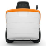Trattorino Stihl RT 5097 Z vista posteriore con cesto raccolta