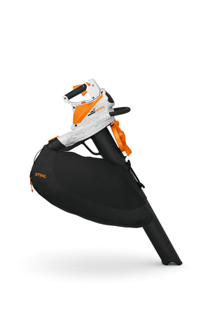 Soffiatore aspiratore trituratore a batteria STIHL SHA 56 con sacco di raccolta da 40 litri