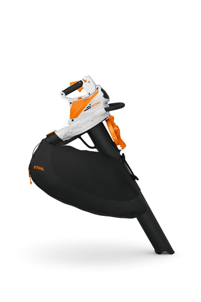 Soffiatore aspiratore trituratore a batteria STIHL SHA 56 con sacco di raccolta da 40 litri