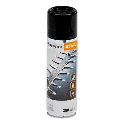 Spray solvente resina Stihl Superclean 300 ml per pulizia e protezione utensili da taglio