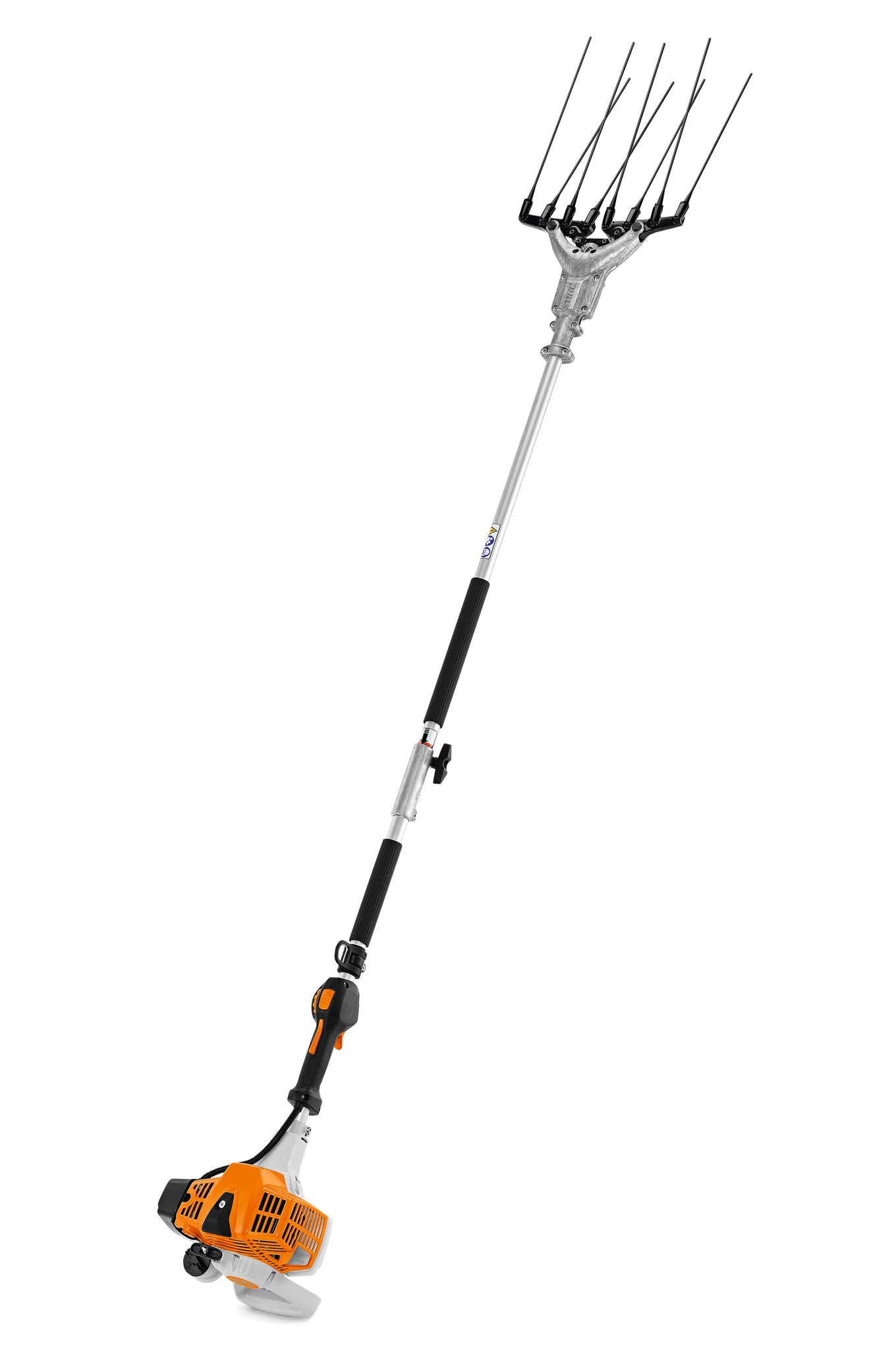 Abbacchiatore a scoppio Stihl SP 92 C-E con asta separabile e rastrello scuotitore per raccolta olive