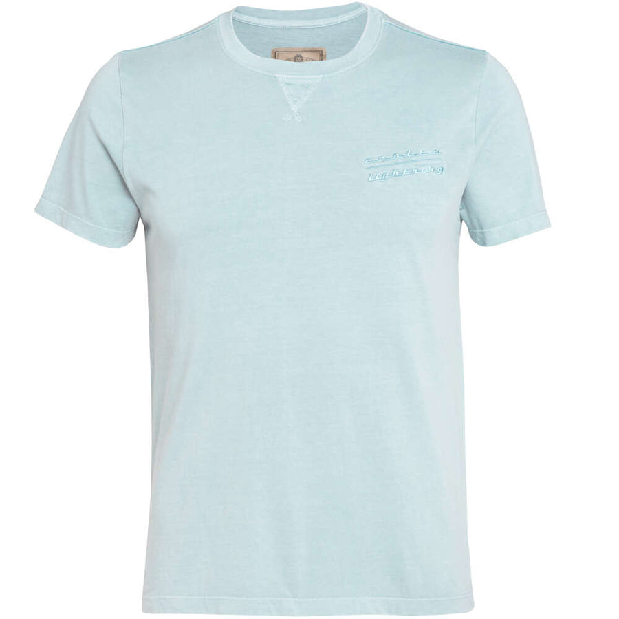 T-shirt Stihl Contra Lightning azzurra in cotone girocollo taglia XL