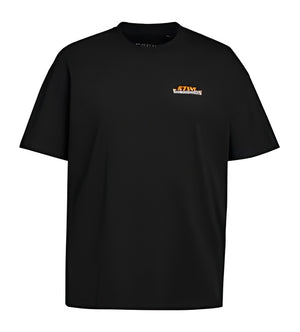 T-shirt Stihl TimberSports nera oversize con logo sul petto