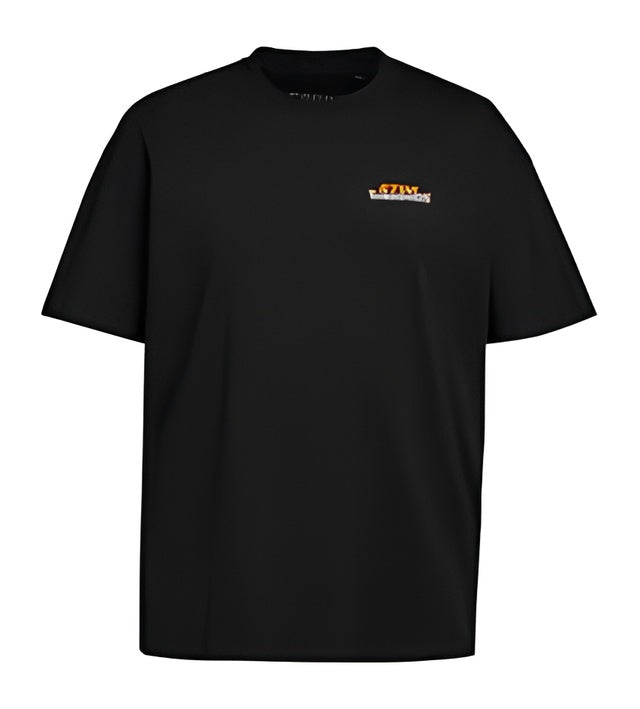 T-shirt Stihl TimberSports nera oversize con logo sul petto