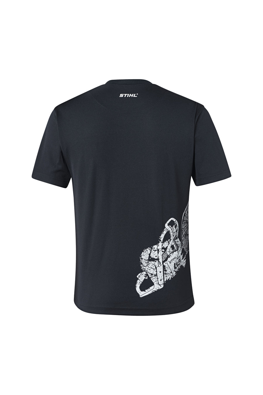 T-shirt uomo Stihl DYNAMIC Mag Cool nera con stampa grafica MS 661 C-M