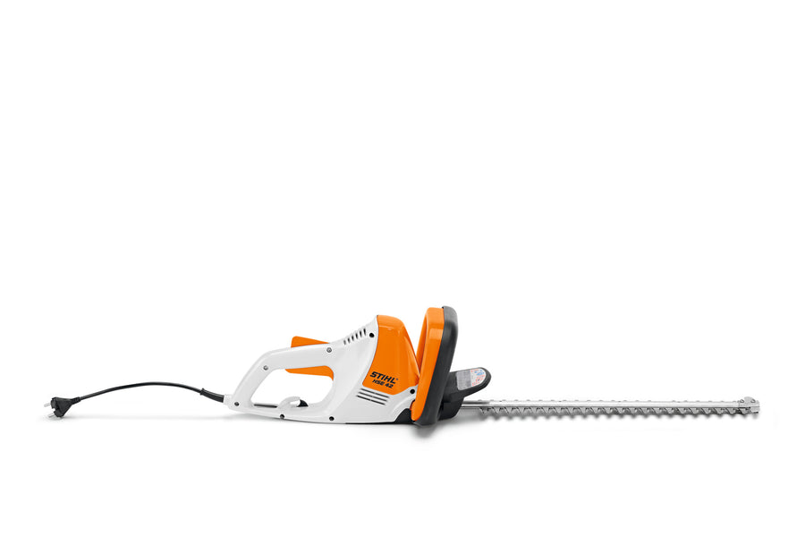 Tagliasiepi elettrico STIHL HSE 42 con lama monolato e impugnatura ad arco